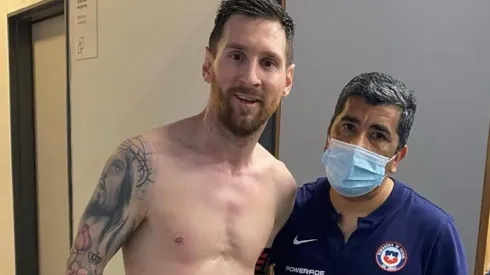 Wilson Vásquez se tomó la foto con Messi igual que Gary