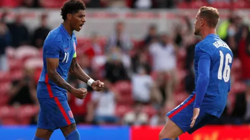 Rashford fue el autor del único gol inglés