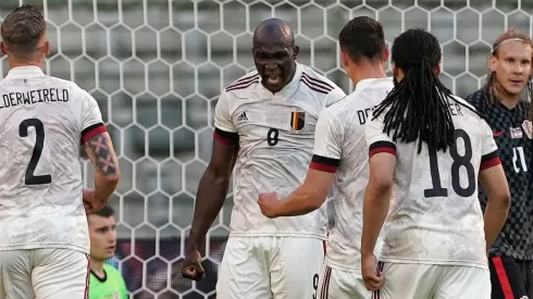 Lukaku celebrando su gol frente a Croacia