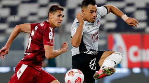 Colo Colo y Deportes La Serena durante su partido en el Monumental por el Campeonato Nacional.