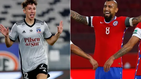 Vidal festejó con todo el gol de Arriagada ante La Serena