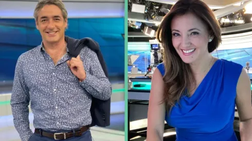 José Luis Repenning y Priscilla Vargas, los condutores de Meganoticias.