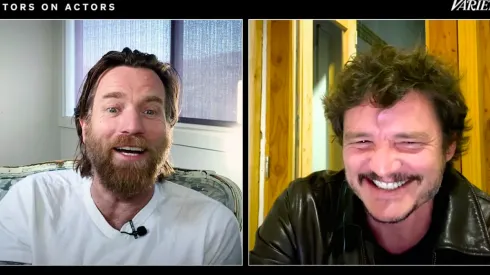 Ewan McGregor y Pedro Pascal en la conversación remota sobre Star Wars.
