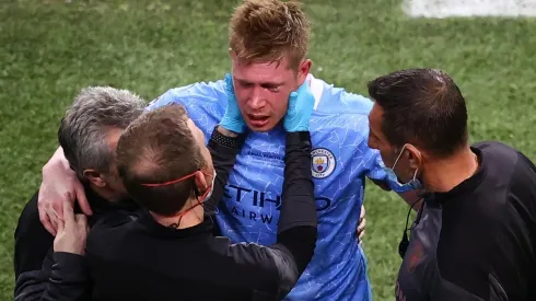 El belga sufrió una doble fractura facial en la final de Champions entre el City y el Chelsea.