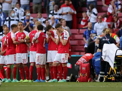 Eriksen se desvanece en el campo y pone en vilo al mundo
