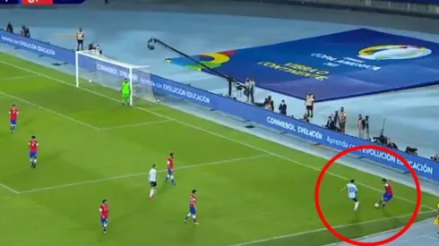 La gran jugada de Maripán contra Messi en la Copa América