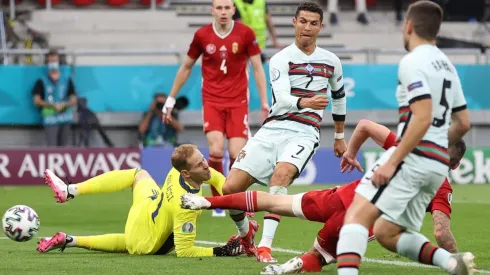 Cristiano Ronaldo se lució con doblete ante Hungría.