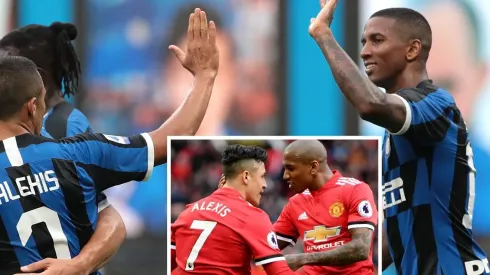 Ashley Young coincidió con Alexis en Manchester United e Inter de Milán