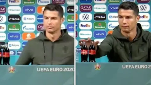 La UEFA pidió que los jugadores no toquen las botellas en las conferencias