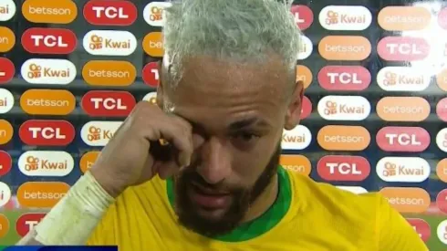 Neymar no aguantó las lágrimas tras su brillante noche ante Perú