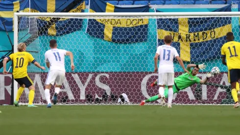 Forsberg anotó el gol del triunfo de Suecia ante Eslovaquia