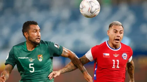 Chile en su partido ante Bolivia por la Copa América.