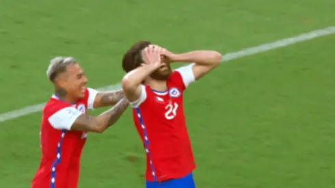 Ben Brereton marca su primer gol con Chile y pone el 1-0 frente a Bolivia en Copa América.