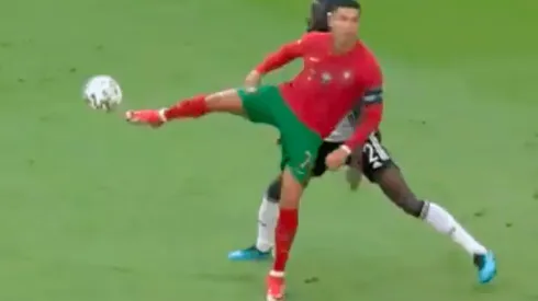 Cristiano y un taco descomunal ante Alemania