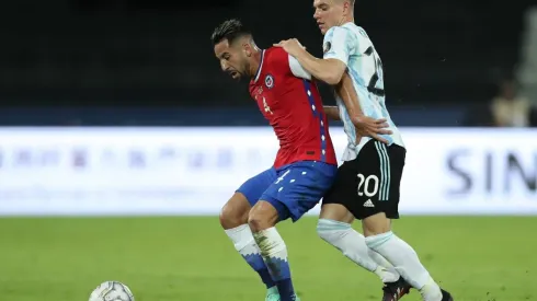 Mauricio Isla en el debut de Chile en la Copa América