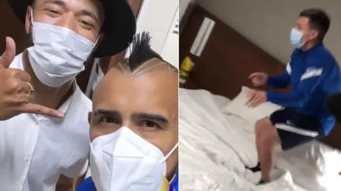 Peluquero de Galería Hair Concept visita a la Roja en el hotel