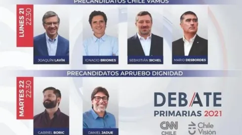 Debate entre Chile Vamos y Apruebo Dignidad.