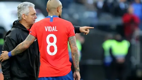 Vidal volvió a elogiar a Reinaldo Rueda.
