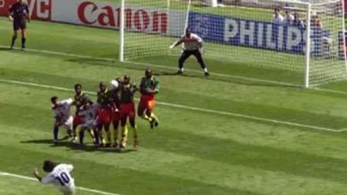 Coto Sierra clavó un golazo en el Mundial de Francia 98