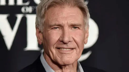 Harrison Ford en medio de la promoción de una de sus últimas películas.