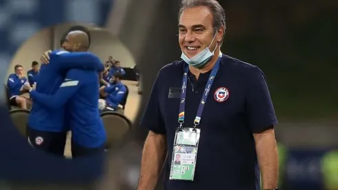Martín Lasarte y un golazo de Chile: el abrazo entre Claudio Bravo y Arturo Vidal.