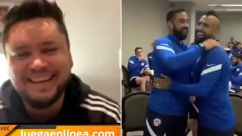 Waldo Ponce también está feliz por el abrazo de Chile protagonizado por Arturo Vidal y Claudio Bravo, pero donde rescata la intercesión de Mauricio Isla.