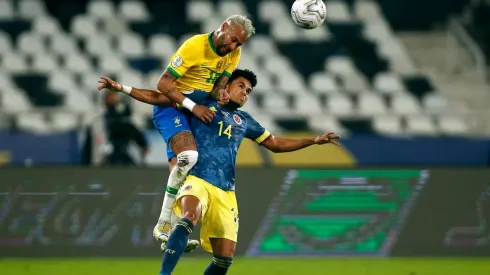 Neymar fue protagonista en el partido de Brasil ante Colombia.