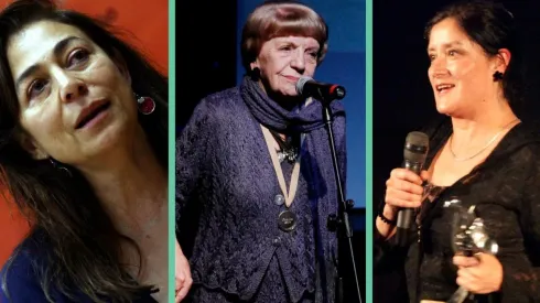 Esperanza Silva, Bélgica Castro y Catalina Saavedra.