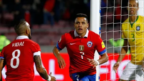 Alexis le marcó a Brasil en la victoria en el Nacional