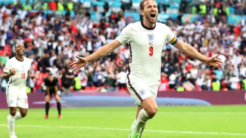 Harry Kane anotó por primera vez en esta Eurocopa y cuando Inglaterra más lo necesitaba.