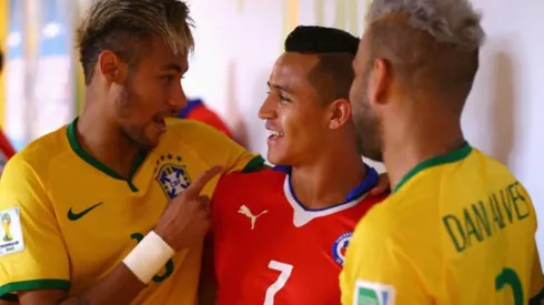 Alexis y Neymar se verán las caras otras vez en un Chile-Brasil.