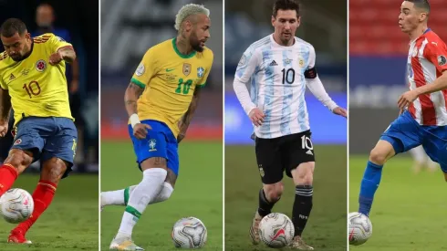 Los hinchas eligieron los 11 jugadores de la formación ideal de la Copa América.