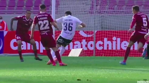 Solari anotó su segundo gol con la camiseta de Colo Colo