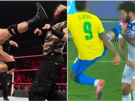 Luchador WWE reacciona a la chuleta de Gabriel Jesús a Mena
