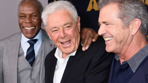 Danny Glover, Richard Donner y Mel Gibson.