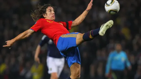 Carles Puyol felicitó a la selección española y aseguró que no hubo equipo mejor que ella