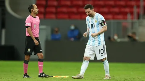 Messi celebró con todo