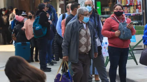 Fila en terminal de buses