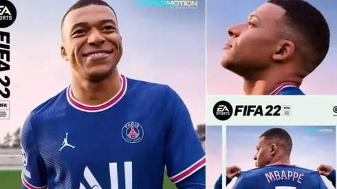 Kylian Mbappé, figura del Paris Saint-Germain, repite como la portada del FIFA 22.