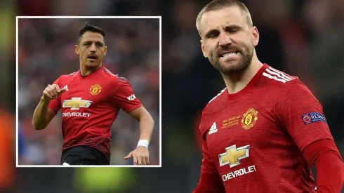 Luke Shaw compartió camarín con Alexis Sánchez