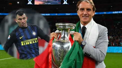 Mancini y su amor por Gary Medel: el Pitbull era regalón del DT campeón de la Euro 2020 con Italia.
