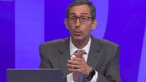 Matías del Río en pleno Debate Presidencial Primarias 2021.