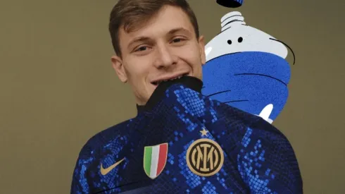 Inter compartió imágenes de su nueva camiseta de local.