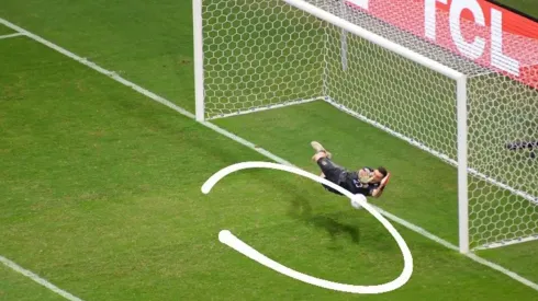 Hinchas argentinos detectaron las iniciales del Diego en una sombra