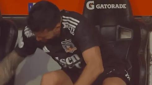 Matías Zaldivia no quería salir de la cancha y así lo dejó claro