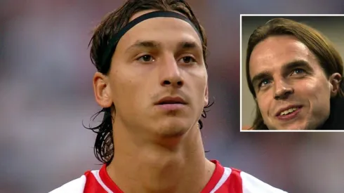 Zlatan Ibrahimovich en sus comienzos con el Ajax