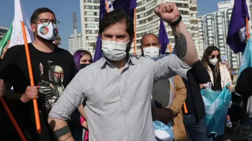 Gabriel Boric fue quien obtuvo mayor cantidad de votos. Foto: Agencia Uno.