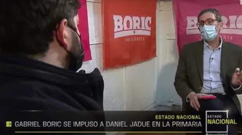 La entrevista con Gabriel Boric en la que Matías del Río cometió el error.
