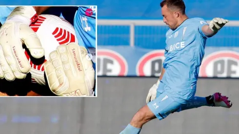 El portero de la franja recibió duras críticas tras jugar ante el Cacique con los guantes "Samurai Azul".