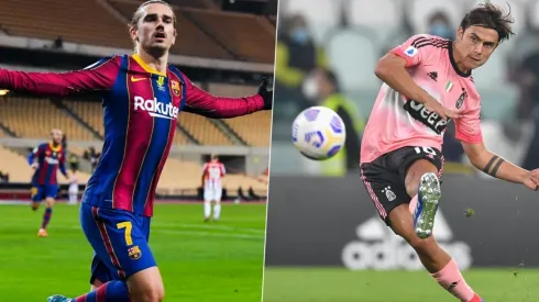 Barcelona y Juventus inician conversaciones para intercambiar a Griezmann-Dybala.